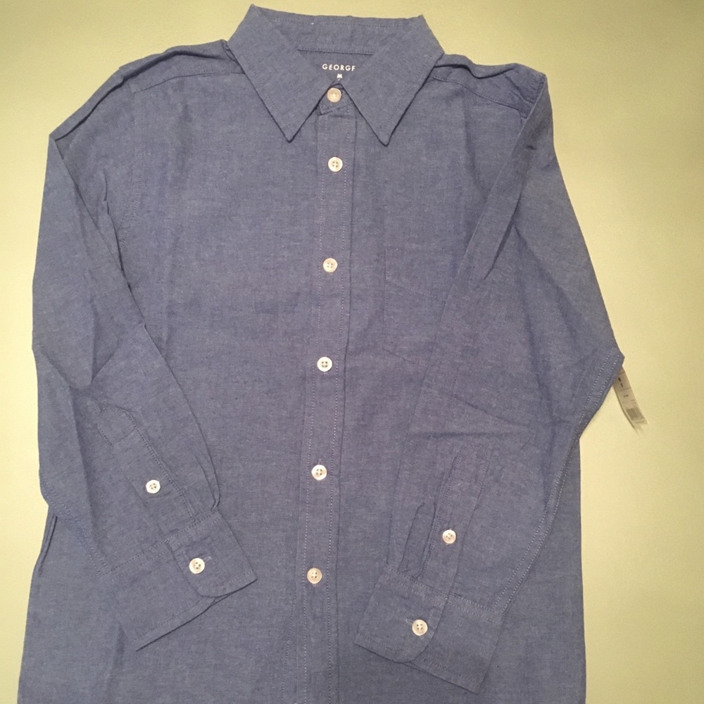 NWT: George LS Button Down Shirt
